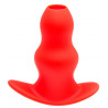 MK Toys Plug Tunnel Stretch Rouge Large 15 x 7cm
